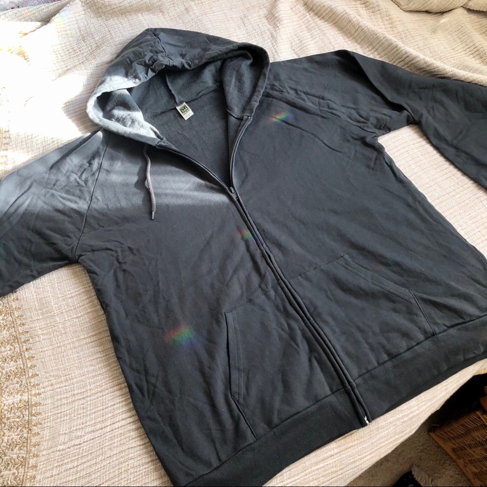 Royal Apparel Organic Men’s Zip Hoodie, grey